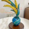 Cây Lúa Bằng Đồng Decor Cao 30cm Để Bàn Trang Trí