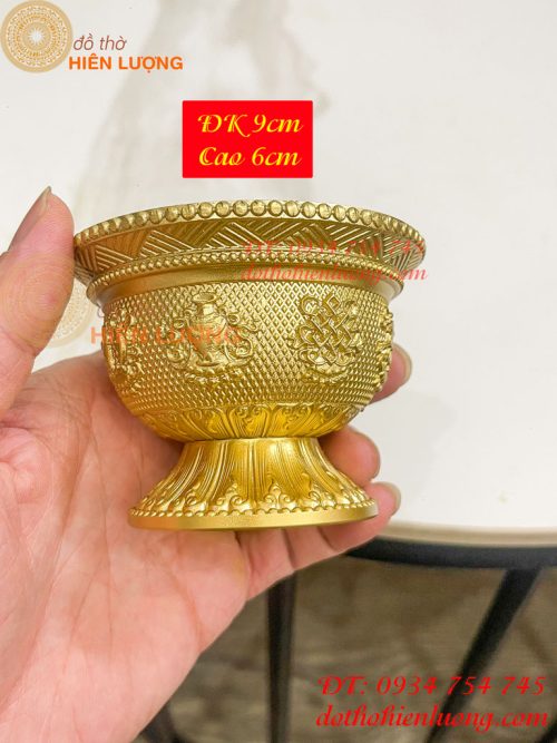 Chén Cúng Dường Mật Tông Bằng Đồng
