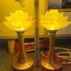 Đèn Lưu Ly Hoa Sen Cao 30cm 1 Bông Bóng Led