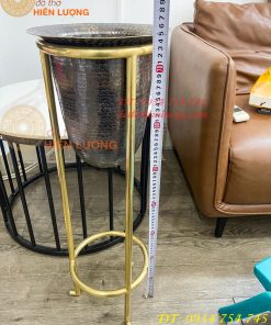 Chậu Cắm Hoa Bằng Đồng Kèm Giá Đỡ