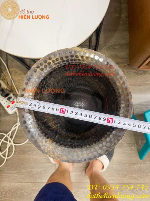 Chậu Cắm Hoa Bằng Đồng Kèm Giá Đỡ