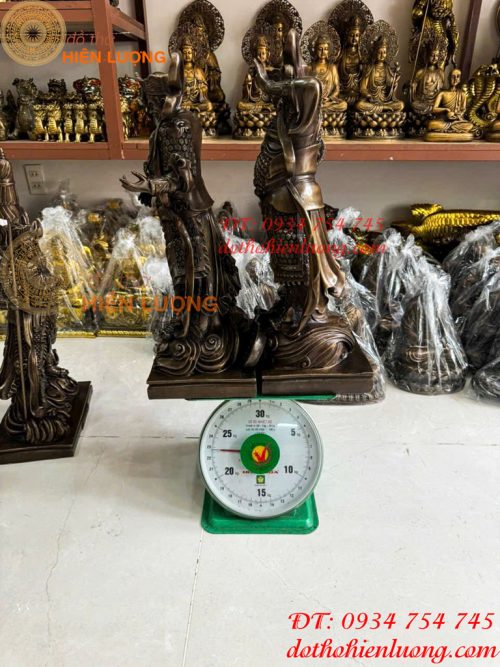 Bộ Tứ Đại Thiên Vương Cao 50cm Bằng Đồng