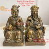 Tượng Ông Bà Thổ Công Thổ Mẫu Bằng Đồng Cao 16cm