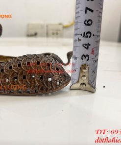 Lư Xông Trầm Long Quy Nắp Mở Bằng Đồng Hun