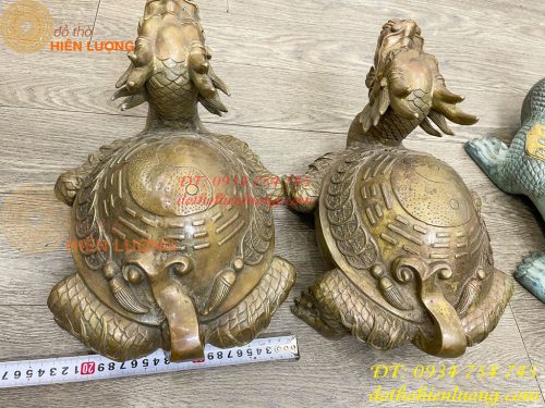 Long Quy Bát Quái Bằng Đồng Cỡ Đại Phong Thủy Trấn Trạch