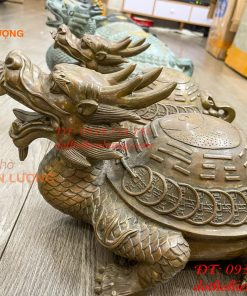 Long Quy Bát Quái Bằng Đồng Cỡ Đại Phong Thủy Trấn Trạch