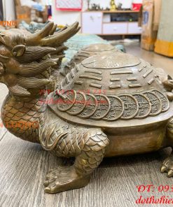 Long Quy Bát Quái Bằng Đồng Cỡ Đại Phong Thủy Trấn Trạch