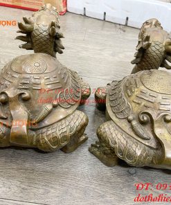 Long Quy Bát Quái Bằng Đồng Cỡ Đại Phong Thủy Trấn Trạch
