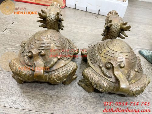 Long Quy Bát Quái Bằng Đồng Cỡ Đại Phong Thủy Trấn Trạch