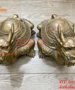 Long Quy Bát Quái Bằng Đồng Cỡ Đại Phong Thủy Trấn Trạch