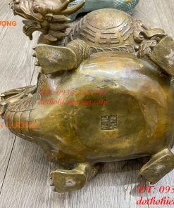 Long Quy Bát Quái Bằng Đồng Cỡ Đại Phong Thủy Trấn Trạch