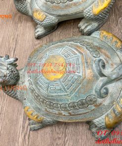 Long Quy Bát Quái Bằng Đồng Cỡ Đại Phong Thủy Trấn Trạch