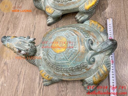 Long Quy Bát Quái Bằng Đồng Cỡ Đại Phong Thủy Trấn Trạch