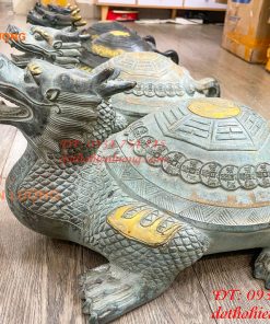 Long Quy Bát Quái Bằng Đồng Cỡ Đại Phong Thủy Trấn Trạch