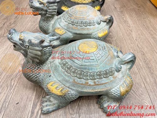 Long Quy Bát Quái Bằng Đồng Cỡ Đại Phong Thủy Trấn Trạch