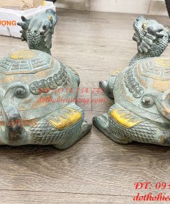 Long Quy Bát Quái Bằng Đồng Cỡ Đại Phong Thủy Trấn Trạch