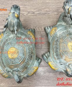 Long Quy Bát Quái Bằng Đồng Cỡ Đại Phong Thủy Trấn Trạch