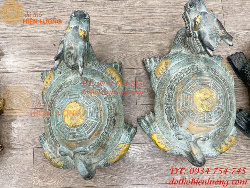 Long Quy Bát Quái Bằng Đồng Cỡ Đại Phong Thủy Trấn Trạch