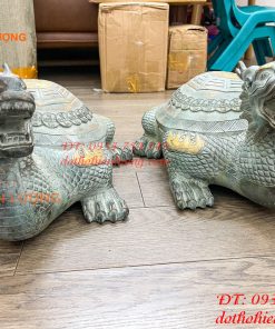 Long Quy Bát Quái Bằng Đồng Cỡ Đại Phong Thủy Trấn Trạch