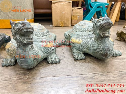 Long Quy Bát Quái Bằng Đồng Cỡ Đại Phong Thủy Trấn Trạch