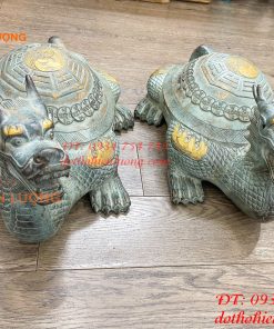 Long Quy Bát Quái Bằng Đồng Cỡ Đại Phong Thủy Trấn Trạch