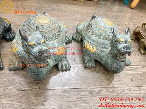Long Quy Bát Quái Bằng Đồng Cỡ Đại Phong Thủy Trấn Trạch
