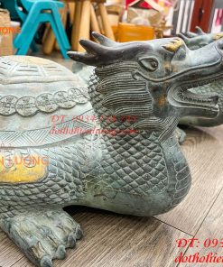 Long Quy Bát Quái Bằng Đồng Cỡ Đại Phong Thủy Trấn Trạch