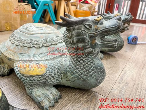 Long Quy Bát Quái Bằng Đồng Cỡ Đại Phong Thủy Trấn Trạch