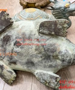Long Quy Bát Quái Bằng Đồng Cỡ Đại Phong Thủy Trấn Trạch