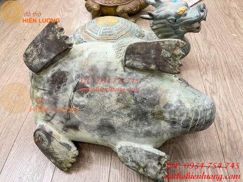 Long Quy Bát Quái Bằng Đồng Cỡ Đại Phong Thủy Trấn Trạch