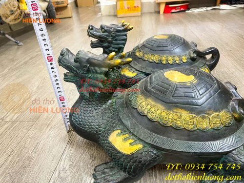 Long Quy Bát Quái Bằng Đồng Cỡ Đại Phong Thủy Trấn Trạch