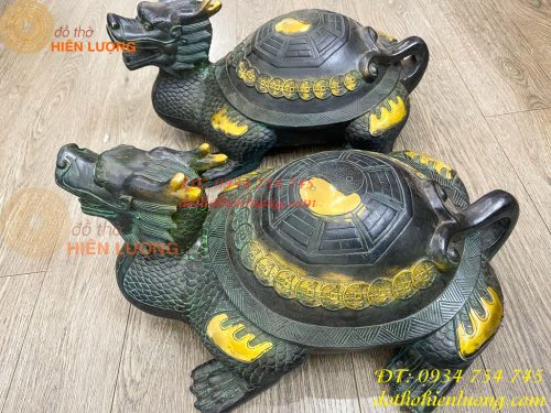Long Quy Bát Quái Bằng Đồng Cỡ Đại Phong Thủy Trấn Trạch