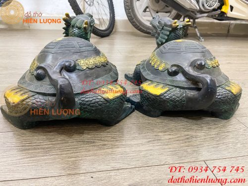 Long Quy Bát Quái Bằng Đồng Cỡ Đại Phong Thủy Trấn Trạch