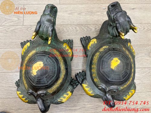 Long Quy Bát Quái Bằng Đồng Cỡ Đại Phong Thủy Trấn Trạch