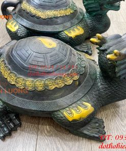 Long Quy Bát Quái Bằng Đồng Cỡ Đại Phong Thủy Trấn Trạch
