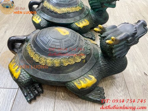 Long Quy Bát Quái Bằng Đồng Cỡ Đại Phong Thủy Trấn Trạch