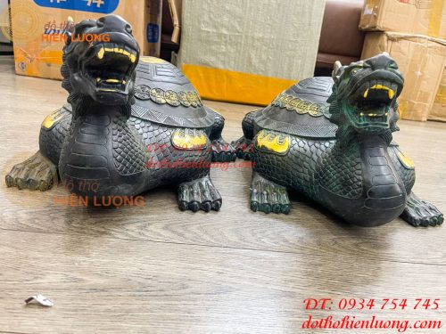 Long Quy Bát Quái Bằng Đồng Cỡ Đại Phong Thủy Trấn Trạch