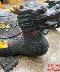 Long Quy Bát Quái Bằng Đồng Cỡ Đại Phong Thủy Trấn Trạch