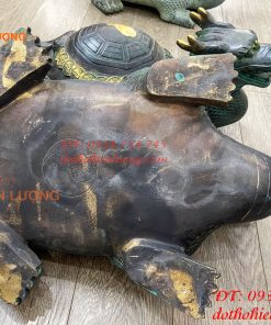 Long Quy Bát Quái Bằng Đồng Cỡ Đại Phong Thủy Trấn Trạch