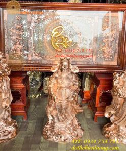 Bộ Tam Đa Đồng Đỏ Cao 1m 3 Ông Phúc Lộc Thọ