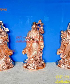 Bộ Tam Đa Đồng Đỏ Cao 1m 3 Ông Phúc Lộc Thọ