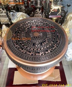 Quả Trống Đồng Đồng Sơn Đồng Đỏ ĐK 80cm