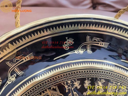Cồng Chiêng Hoa Văn Trống Đồng ĐK 45cm