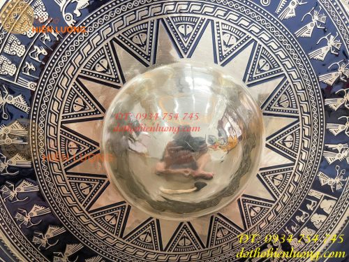 Cồng Chiêng Hoa Văn Trống Đồng ĐK 45cm