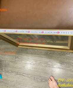 Tranh Bác Hồ Ngồi Viết Báo Bằng Đồng Liền Tấm