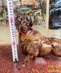Tượng Trâu Gấm Bằng Đồng Phong Thủy