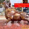 Tượng Trâu Gấm Bằng Đồng Phong Thủy