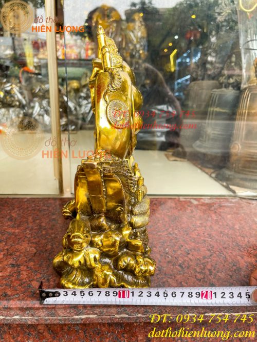 Mô Hình Thuyền Buồm Bằng Đồng Phong Thủy