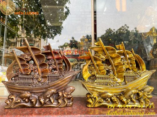 Mô Hình Thuận Buồm Xuôi Gió Bằng Đồng Phong Thủy