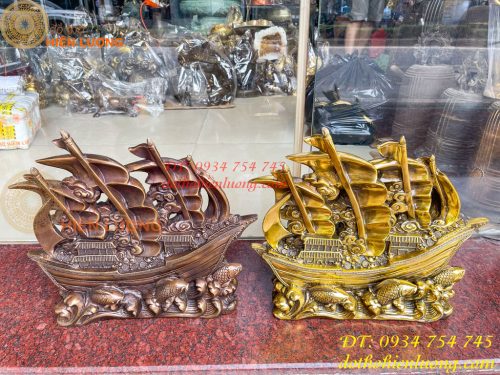Mô Hình Thuận Buồm Xuôi Gió Bằng Đồng Phong Thủy